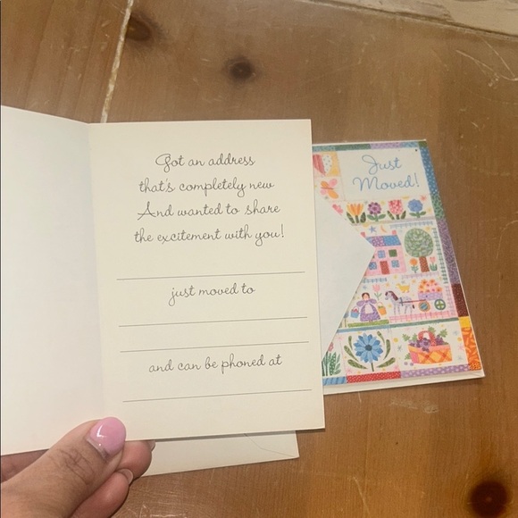 Colorful 'Just Moved' Greeting Cards - Picture 2 of 4